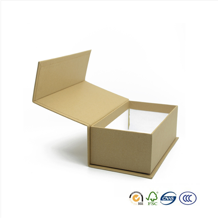 brown color rigid box 