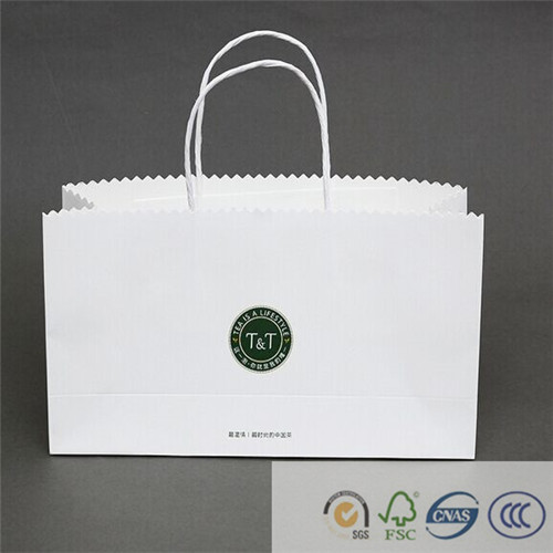 white gift bag